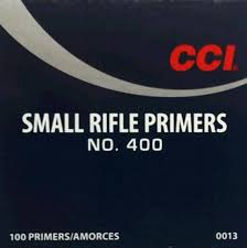 cci standard primers #400 small rifle