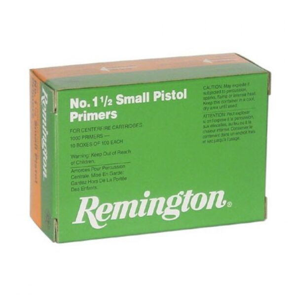 Remington #1 1/2 Small Pistol Primers | 1,000/Bx - Image 2