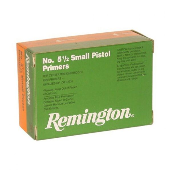 Remington #5 1/2 Small Pistol Magnum Primers | 1,000/Bx - Image 2